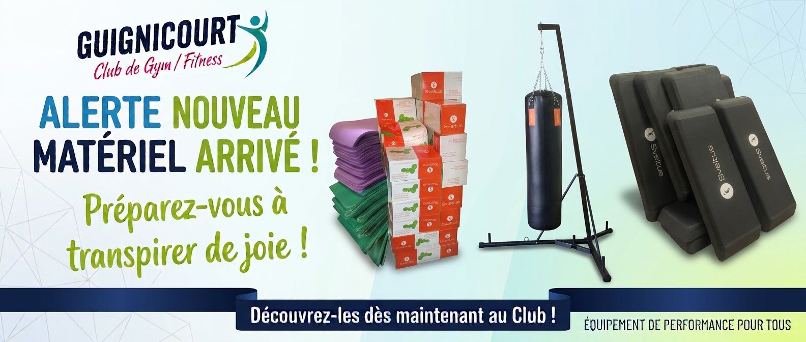 Affiche à la une du club